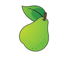 dibujo de aguacate para colorear vector