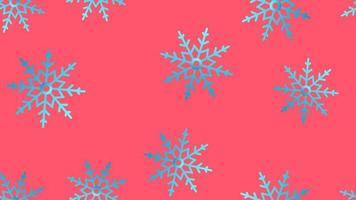 Snowflake seamless pattern vector Christmas snow Xmas Santa Claus scarf isolated repeat wallpaper tile background illustration gift wrapping paper