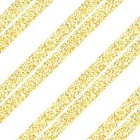Gold glitter diagonal stripe pattern vector