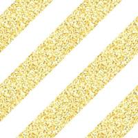 Gold glitter diagonal stripe pattern vector