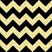 Gold glitter zigzag pattern vector