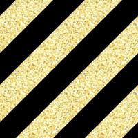 Diagonal balck and gold stripe pattern vector