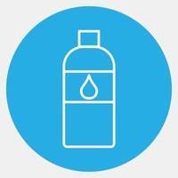 Icon water. Day of the dead celebration elements. Icons in blue style. Good for prints, posters, logo, party decoration, greeting card, etc. vector