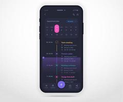 Mobile app calendar planner concept, Appointment calendar template UI UX, Smartphone calendar schedule agenda annual planning meeting application, Calendar events, Activity, Event app, Vector phone