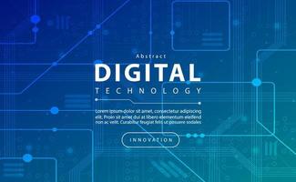 Digital technology banner green blue background concept with technology light effect, abstract tech, innovation future data, internet network, Ai big data, lines dots connection, illustration vector