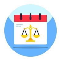 Premium download icon of justice day vector