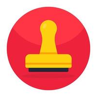 A unique design icon of stamp vector