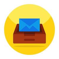 Vector design of mail drawer