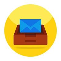 Vector design of mail drawer