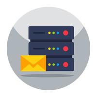 Perfect design icon of mail server vector