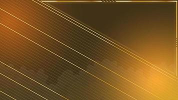 Abstract background with gold line wave. Luxury style. Tech pattern smooth stripe. Vector illustration.