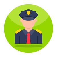 Perfect design icon of policeman vector