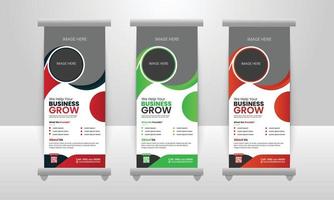 new modern abstract corporate business roll up banner, creative minimal x banner stand for commercial and Multipurpose Use. professional design Pull Up banner design template