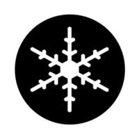 icono de copo de nieve de invierno vectorial. ilustración para web vector