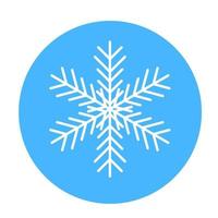 Vector  winter snowflake icon. illustration for web