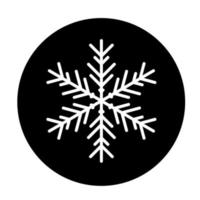 icono de copo de nieve de invierno vectorial. ilustración para web vector