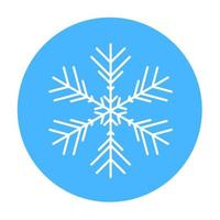 Vector  winter snowflake icon. illustration for web