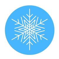 icono de copo de nieve de invierno vectorial. ilustración para web vector