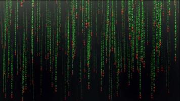The Matrix Raining Code Background video