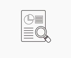 case study design line icon vector