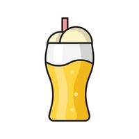 ilustración de vector de jugo en un fondo. símbolos de calidad premium. iconos vectoriales para concepto y diseño gráfico.