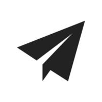 paperplane flat icon vector