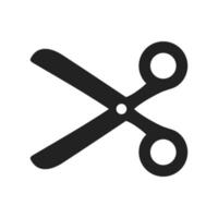 Scissors flat style icon vector