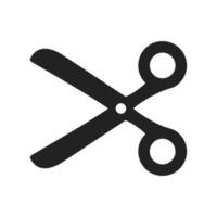 Scissors flat style icon vector