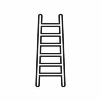 ladder outline icon vector