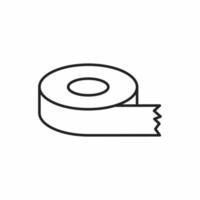 tape outline style icon vector