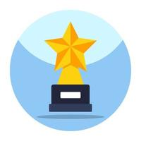 A perfect design icon of star award vector