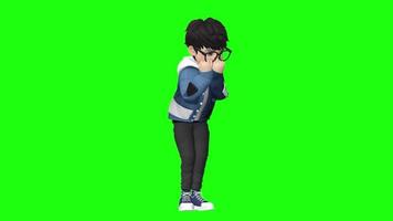 moving animation with industrial needs with green screen style makes it easy to remove the background video