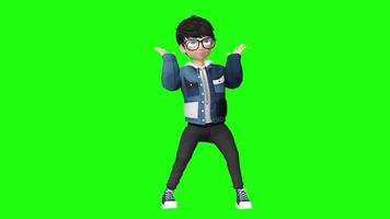 moving animation with industrial needs with green screen style makes it easy to remove the background video