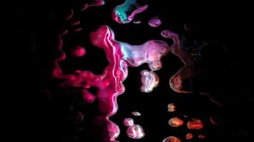 Abstract Liquid Background Digital Rendering video