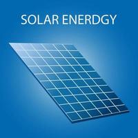 Solar panel vector illustration. Alternative image of European energy sources. Green energy technology.