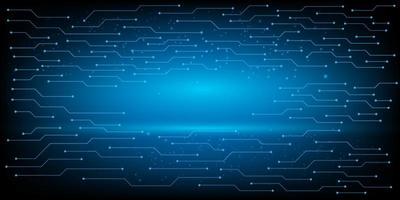 Computer chip Electronic circuit board vector for technology and finance concept and education for future