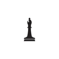 vector chess piece set for logo design. pawn, rook, knight, bishop, king and queen illustration