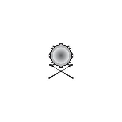 Drum icon vector illustration logo design template