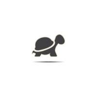 diseño de ilustración de icono de tortuga vector