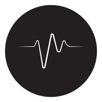 sound wave music logo vector