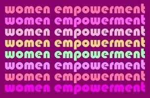 women empowerment vector art