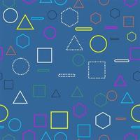 colorful geometric pattern background. vector illustration