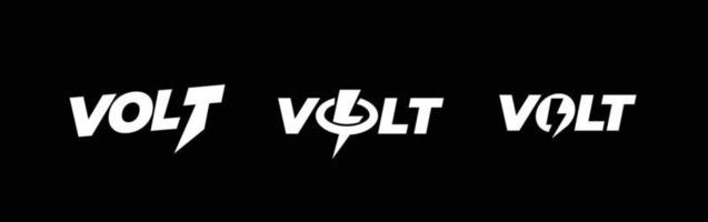 logo volt energy design template vector