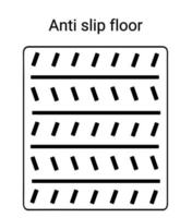 anti slip floor pattern vector
