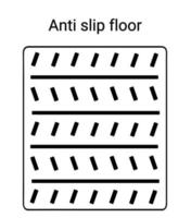 anti slip floor pattern vector