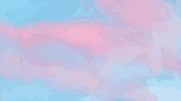 Watercolor Rainbow Sky Background vector