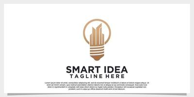 Smart idea logo design simple concept Premium Vector Part 2