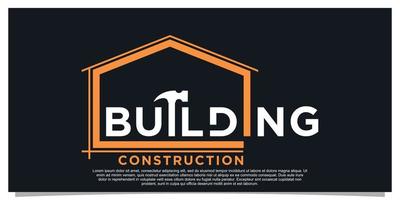 Building constrution logo design with creative concept Premium vector Part 1