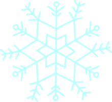 lindo copo de nieve de dibujos animados png