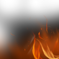 efecto de llama de humo de fuego png